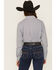 Image #4 - Cinch Women's Geo Print Long Sleeve Button-Down Stretch Western Shirt, Grey, hi-res