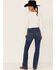 Image #4 - Wrangler Women's Aura Jennifer Dark Wash Bootcut Jeans, Blue, hi-res