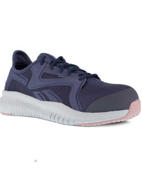 Reebok Women's Athletic Work Sneakers - Composite Toe , Blue, hi-res
