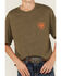 Image #3 - Ariat Boys' Logo Short Sleeve Graphic T-Shirt, Green, hi-res