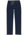 Image #6 - Wrangler Men's 14MWZ Cowboy Cut&reg; Dark Wash Flannel Lined Straight Stretch Denim Jeans, Dark Wash, hi-res