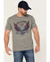 Image #1 - Flag & Anthem Men's Eagle Ale Graphic T-Shirt, Heather Grey, hi-res