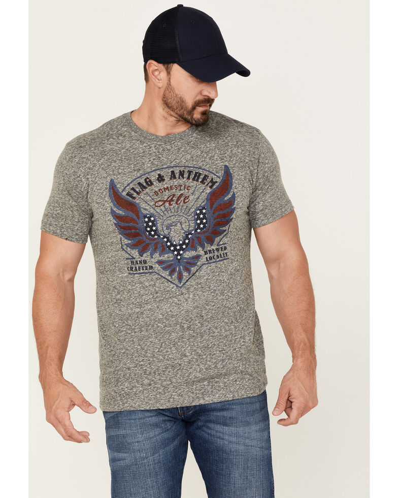 Flag & Anthem Men's Eagle Ale Graphic T-Shirt, Heather Grey, hi-res