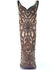 Image #5 - Corral Women's Metallic Inlay Western Boots - Snip Toe, Brown, hi-res