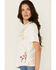 Image #2 - Blue B Women's Western Motif Short Sleeve Graphic Tee, White, hi-res