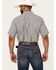 Image #4 - Cody James Men's Plaid Print Short Sleeve Button-Down Stretch Western Shirt, Navy, hi-res