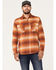 Image #1 - Pendleton Men's Burnside Large Ombre Plaid Print Button Down Western Flannel Shirt , , hi-res