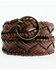Image #1 - Cleo + Wolf Women's Braided Leather Belt, Brown, hi-res