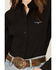 Image #3 - Kimes Ranch Women's Logo Long Sleeve Button-Down Western Shirt, Black, hi-res