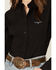 Image #3 - Kimes Ranch Women's Logo Long Sleeve Button-Down Western Shirt , Black, hi-res