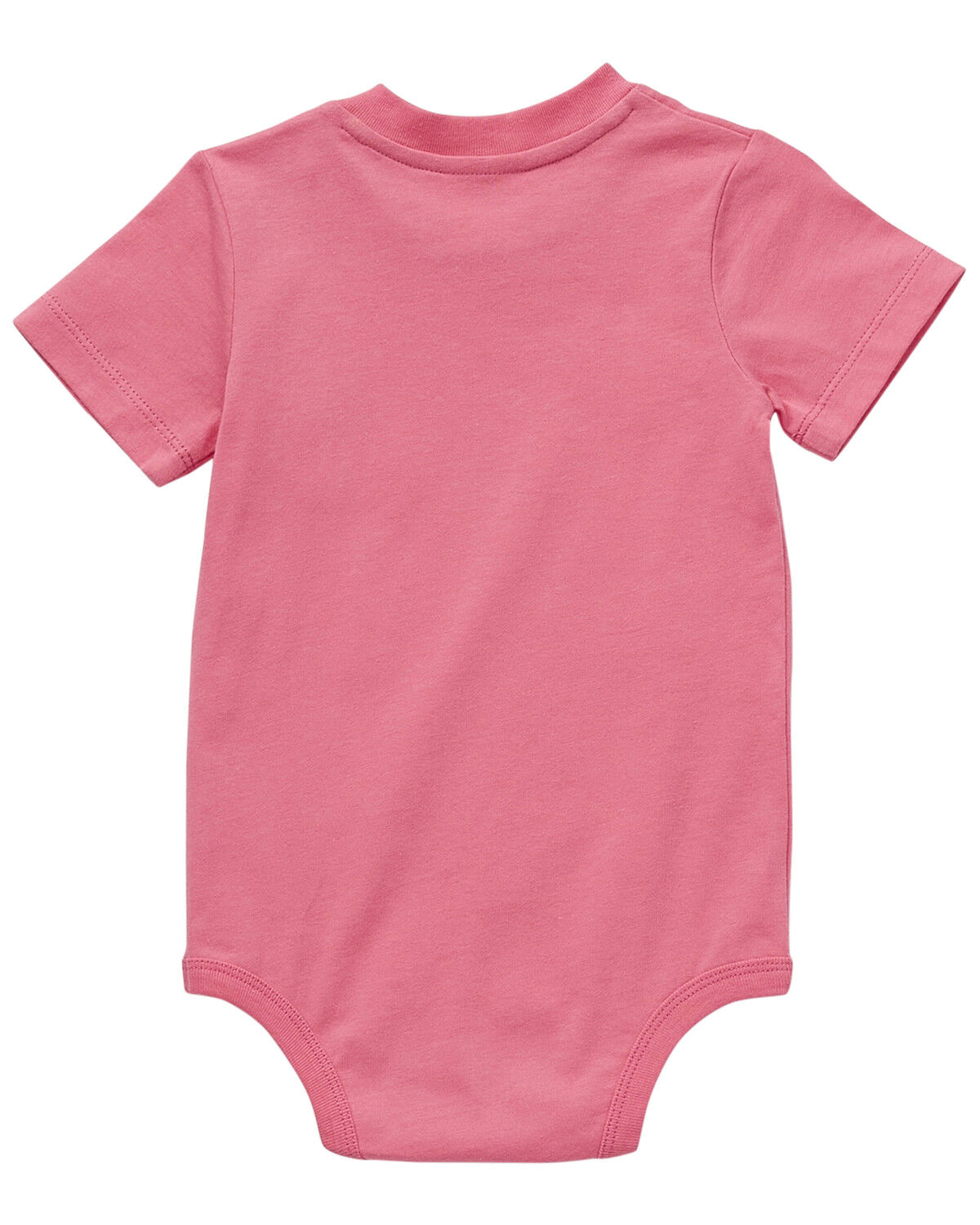 Image #2 - Carhartt Infant Boys' Short Sleeve Pocket Onesie, Pink, hi-res