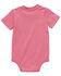 Image #2 - Carhartt Infant Boys' Short Sleeve Pocket Onesie, Pink, hi-res