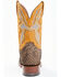 Dan Post Men's Exotic Huachinago Fish Western Boots - Broad Square Toe, Brown, hi-res