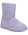 Image #1 - Bearpaw Girls' Elle Casual Boots - Round Toe, Purple, hi-res