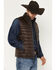 Image #2 - Resistol Men's Cold Bloq Puffer Vest, Brown, hi-res
