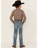 Image #3 - Wrangler 20X Boys' Wright 42 Vintage Bootcut Stretch Denim Jeans, Blue, hi-res