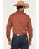 Image #4 - Wrangler Retro Men's Solid Long Sleeve Snap Western Shirt, Rust Copper, hi-res