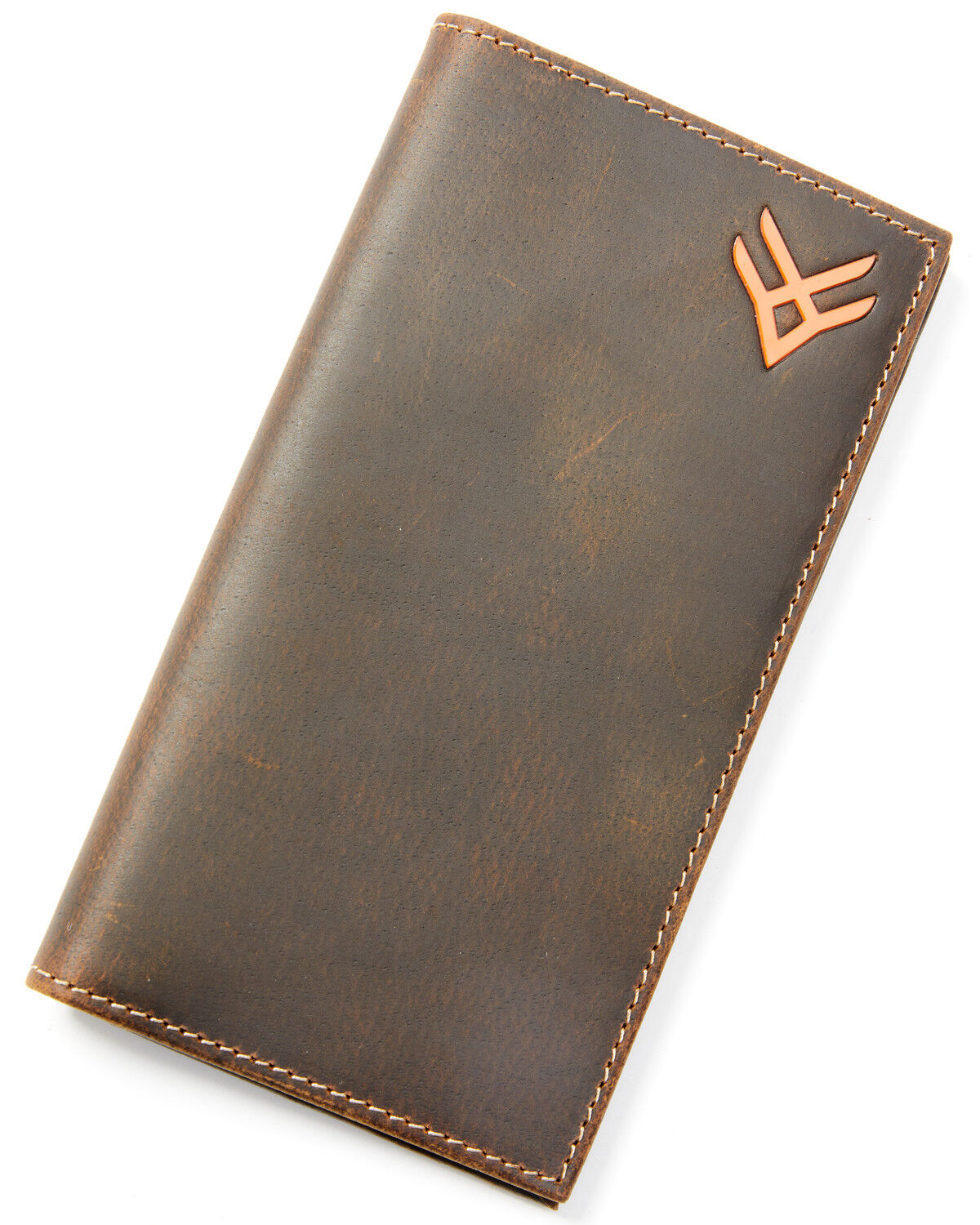 Image #1 - Hawx Men's Logo Rodeo Wallet, Brown, hi-res
