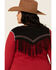 White Label by Panhandle Women's Red Rodeo City Tour Fringe Tee - Plus, Red, hi-res