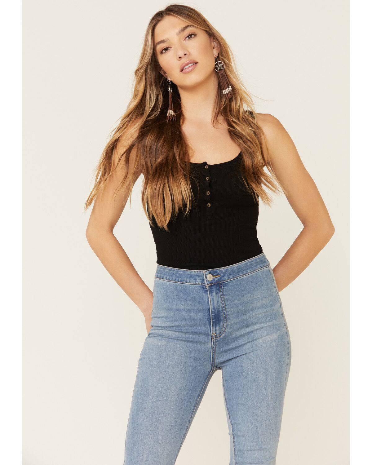 Image #2 - Free People Women's Light Wash High Rise Just Float On Flare Jeans, , hi-res