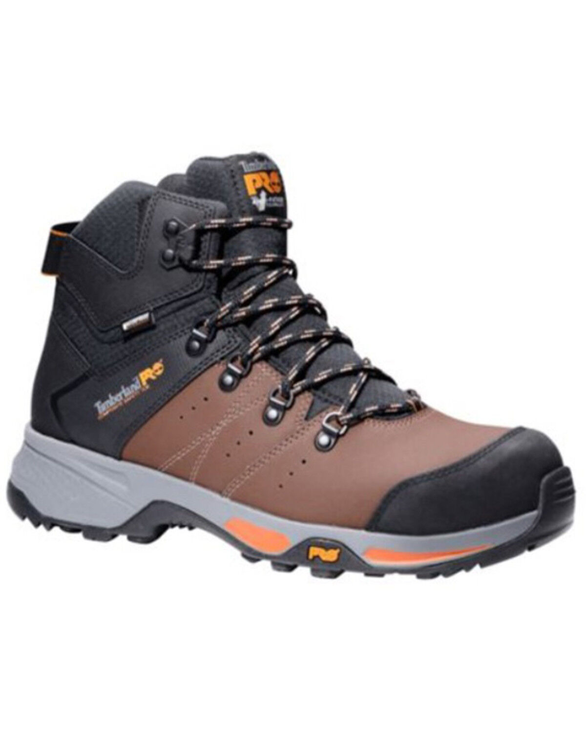 Image #1 - Timberland PRO Men's Switchback Waterproof Work Boots - Composite Toe, Brown, hi-res