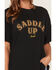 Image #3 - Ariat Women's Saddle Up Short Sleeve Graphic Tee, Black, hi-res