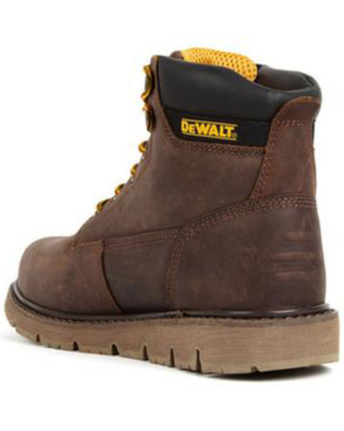 Image #3 - DeWalt Men's Flex Lace-Up Work Boots - Steel Toe, Brown, hi-res