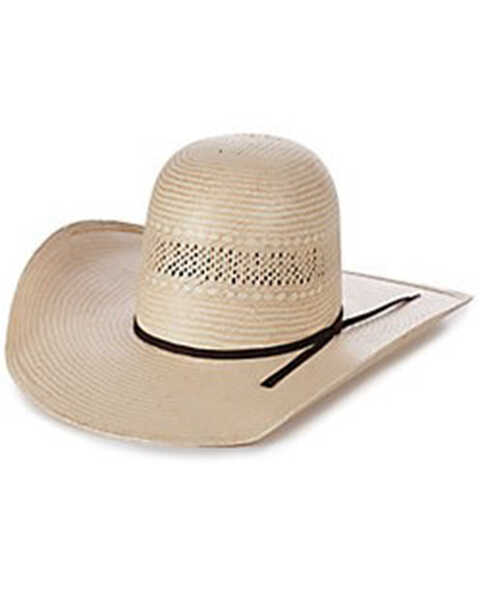 Rodeo King Fort Worth 25X Straw Cowboy Hat , Brown, hi-res