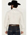 Image #4 - Roper Men's Serape Striped Long Sleeve Pearl Snap Western Shirt, Cream, hi-res