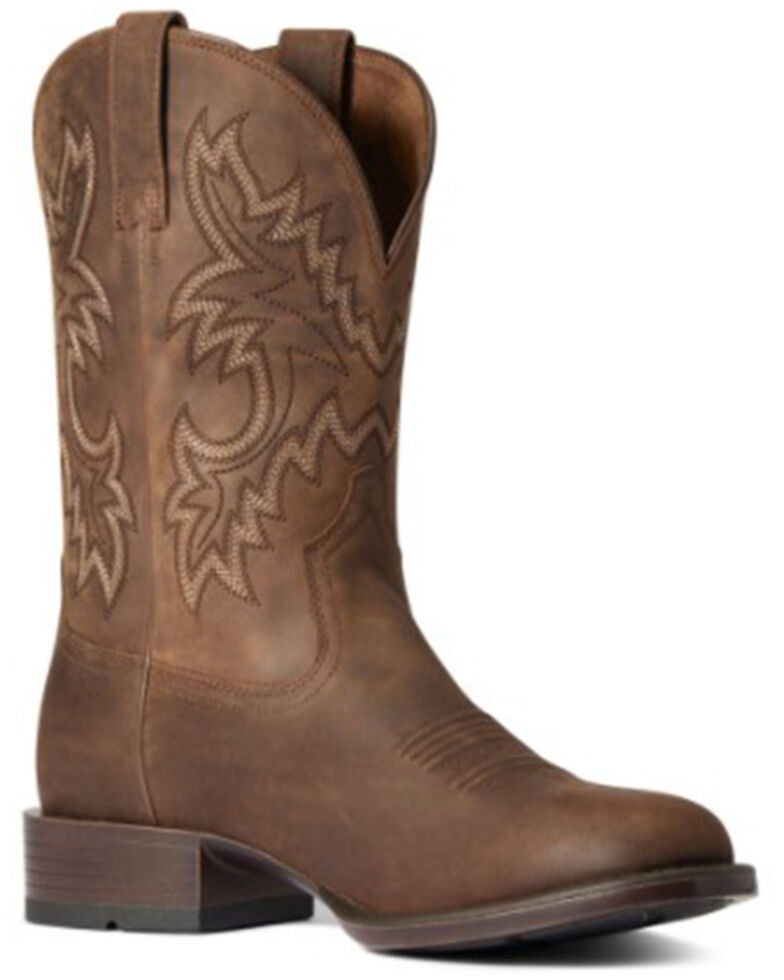 Ariat Men's Ultra Talon Western Boots - Round Toe, Brown, hi-res