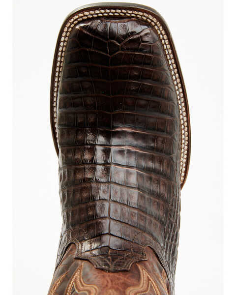 Image #6 - Cody James Men's Exotic Caiman Belly Western Boots - Broad Square Toe, Brown, hi-res