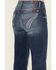 Image #2 - 7 For All Mankind Women's Dark Wash Mid Rise Tailorless Dojo Trouser Jeans, Dark Wash, hi-res