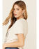Ariat Women's Tan Ranch Round Up Horseshoe Graphic Tee , Tan, hi-res