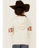 Image #4 - RANK 45® Girls' Embroidered Southwestern Long Sleeve Logo Pullover Hooded Sweatshirt, Oatmeal, hi-res
