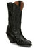 Tony Lama Women's Black Mindy Hermosa Full Quill Ostrich Western Boots - Snip Toe, Black, hi-res