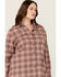 Image #2 - Ariat Women's Rebar Durastretch Plaid Print Long Sleeve Stretch Button-Down Flannel Work Shirt - Plus, Multi, hi-res