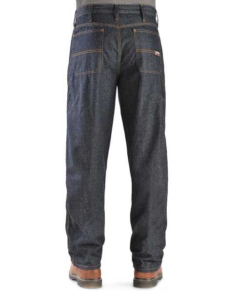 Image #1 - Cinch WRX FR Blue Label Carpenter Jeans, Dark Rinse, hi-res