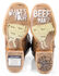 Tin Haul Men's Barbed Wire Butcher Shop Western Boots - Broad Square Toe, Brown, hi-res