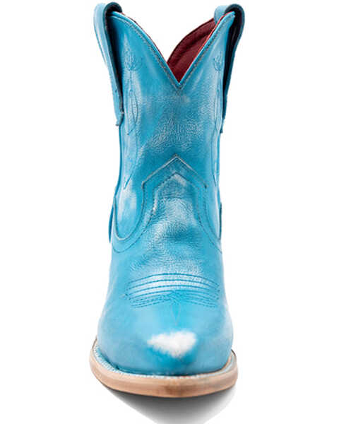 Image #4 - Ferrini Women's Pixie Western Boots - Pointed Toe, Turquoise, hi-res