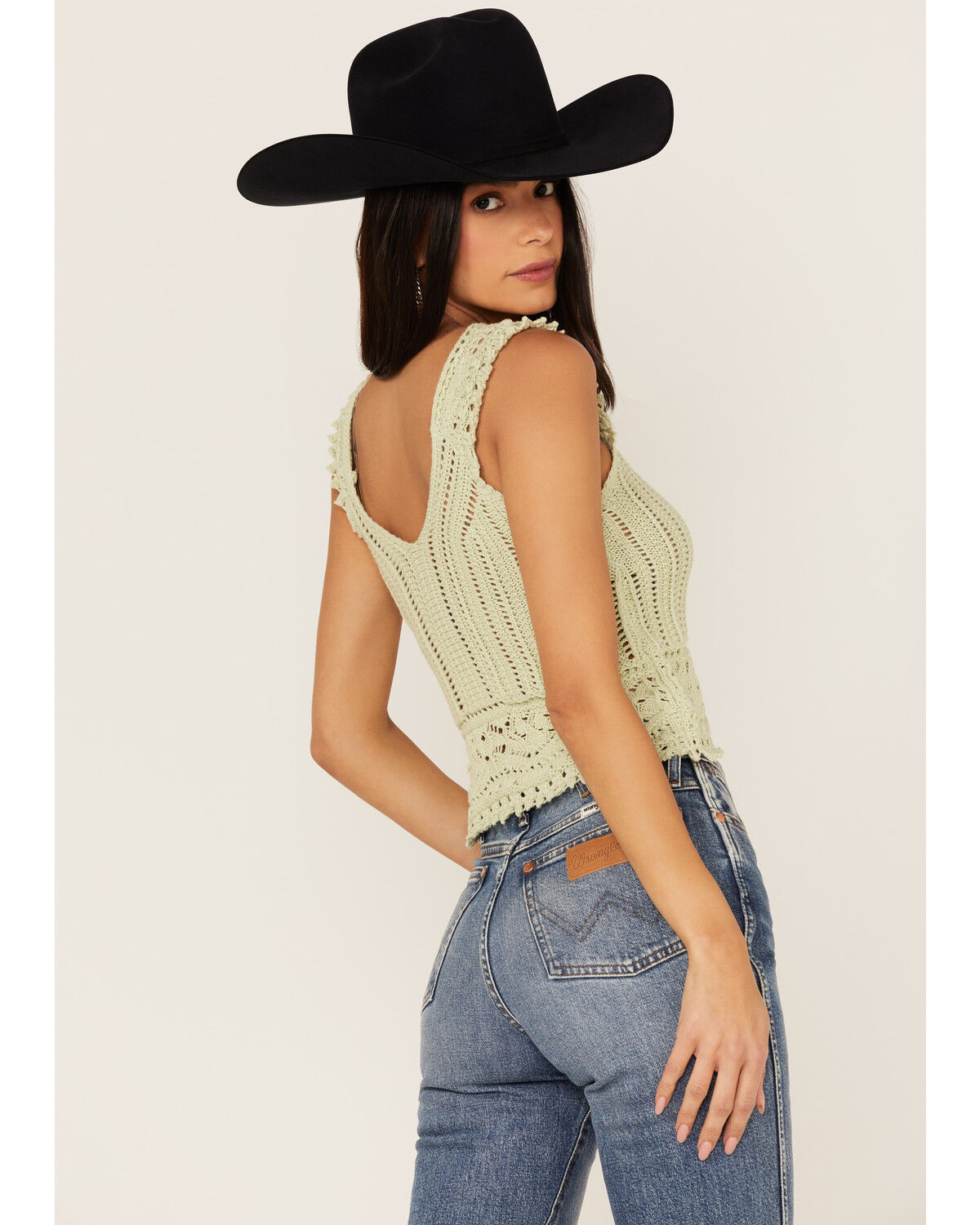 Image #4 - Shyanne Women's Sweater Knit Tank, Seafoam, hi-res