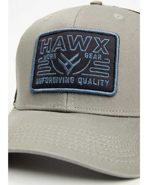 Image #2 - Hawx Men's Recreation Logo Patch Mesh-Back Ball Cap , Grey, hi-res