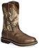 Image #1 - Justin Men's Stampede Trekker Camo Waterproof Boots - Soft Toe, Camouflage, hi-res