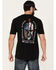 Image #4 - Howitzer Men's Patriot Defender Short Sleeve Graphic T-Shirt, Black, hi-res