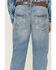 Image #4 - Cody James Boys' Stampede Light Wash Slim Bootcut Comfort Stretch Denim Jeans - Tall, Light Wash, hi-res