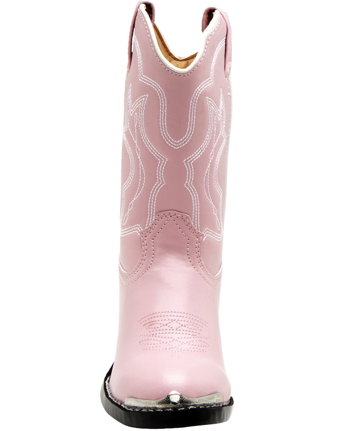 Image #4 - Durango Little Girls' Pink Western Boots - Round Toe, , hi-res