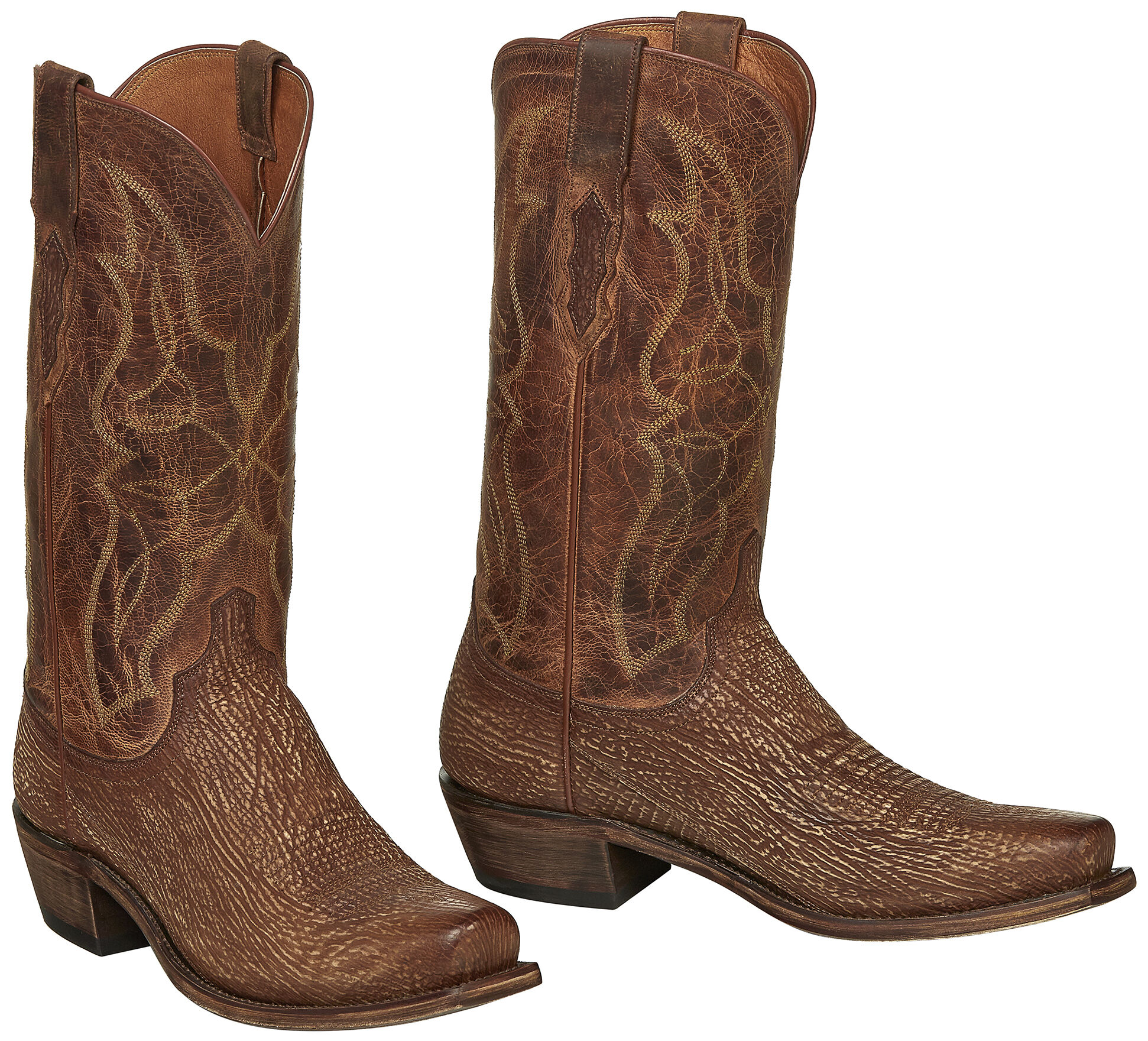 shark skin cowboy boots