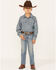 Cody James Boys' Clovehitch Light Wash Stretch Slim Straight Jeans - Sizes 4-8, Light Wash, hi-res