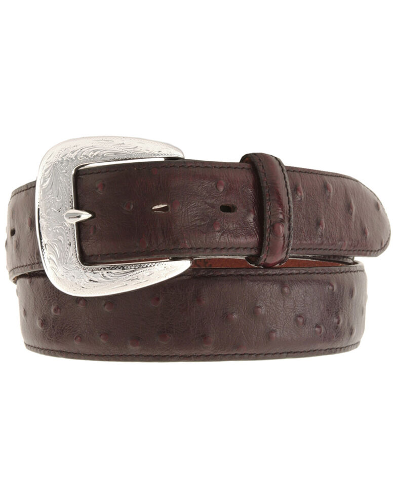 tony lama men's ostrich belts