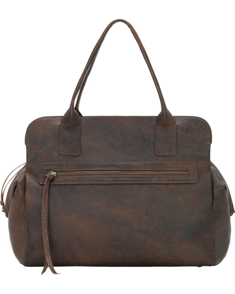 TrueLu Women's Brown Ava Shoulder Bag , Dark Brown, hi-res