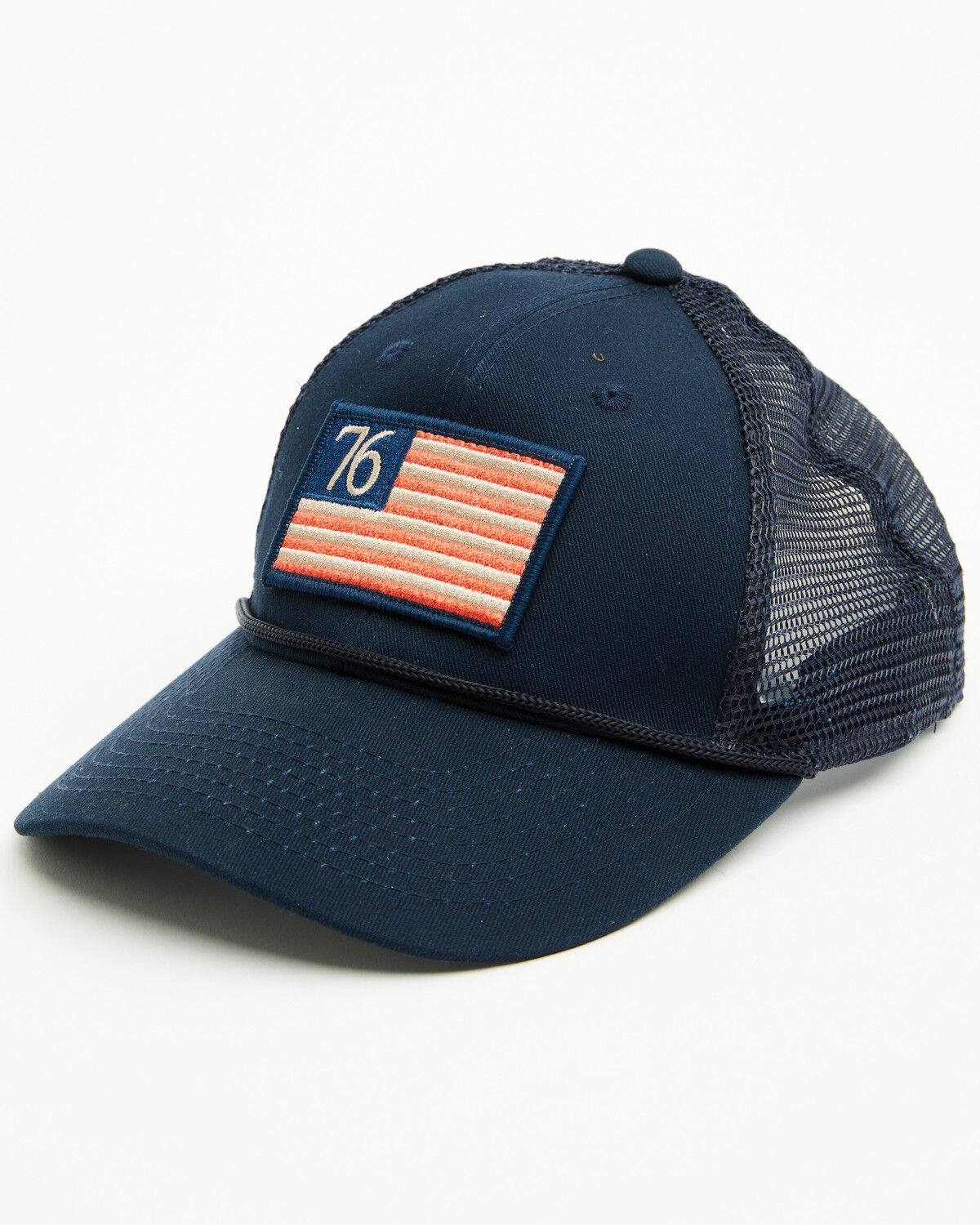 Image #1 - Cody James Boys' 76 Flag Ball Cap, Navy, hi-res